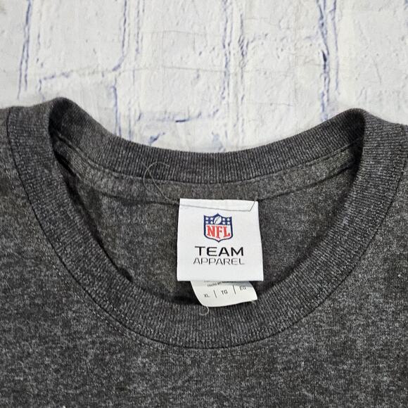 Philadelphia Eagles MENS SIZE XL NFL Team Apparel Short Sleeve Shirt Gray - Picture 5 of 9